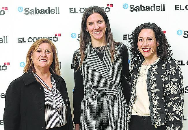 Julia Diéguez, Patricia Berjón y Nora Abete. 