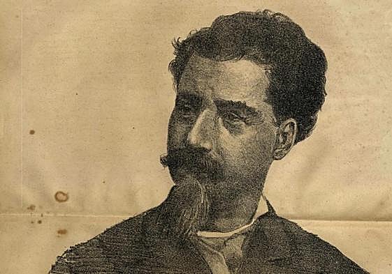 Serrate en un grabado incluido en el primer número de su revista 'La ilustración gimnástica'.