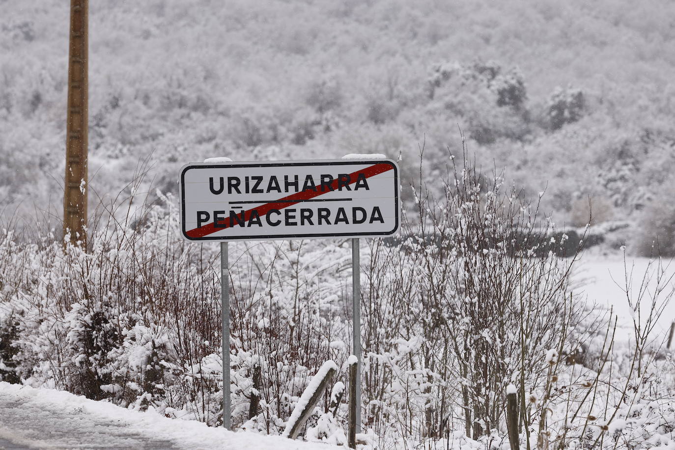 La nieve retorna a Álava