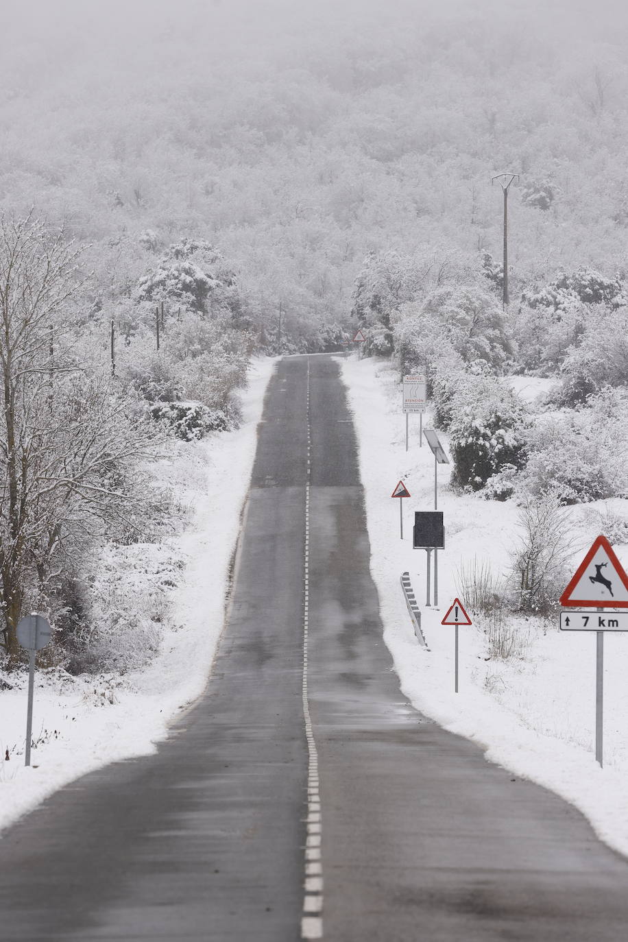 La nieve retorna a Álava