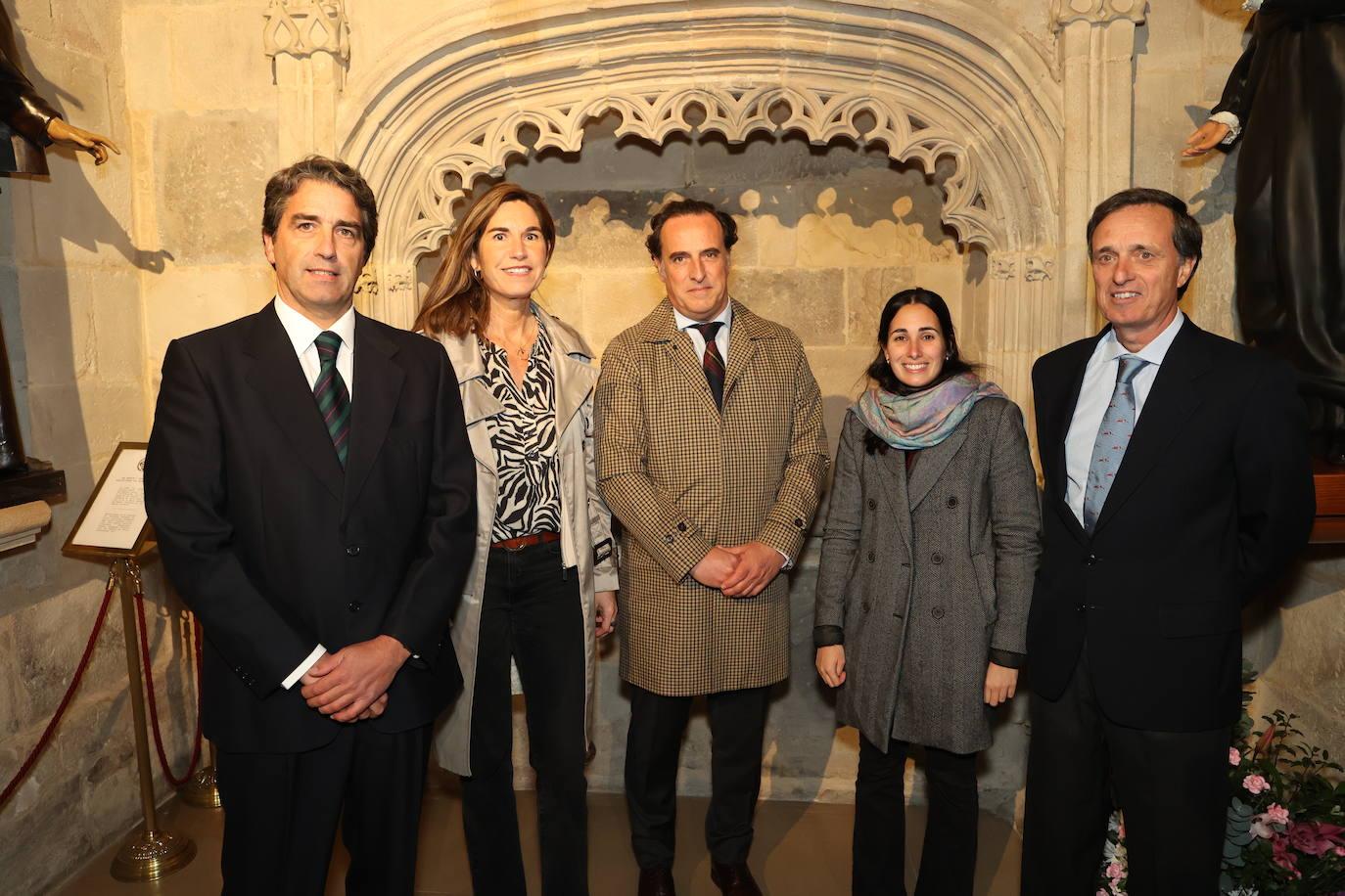 José Vilallonga, Mónica Nebreda, Jaime, Rafaela y Pachi Vilallonga. 