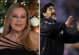 Ana Obregón desmiente su romance con Maradona