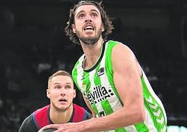 Tsalmpouris ha jugado 16 partidos en la ACB con el Betis