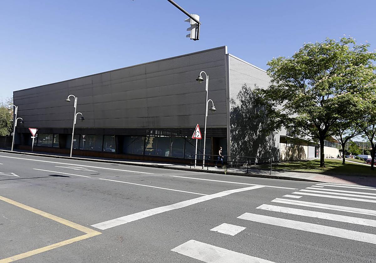 Vista del polideportivo de Zorroza.