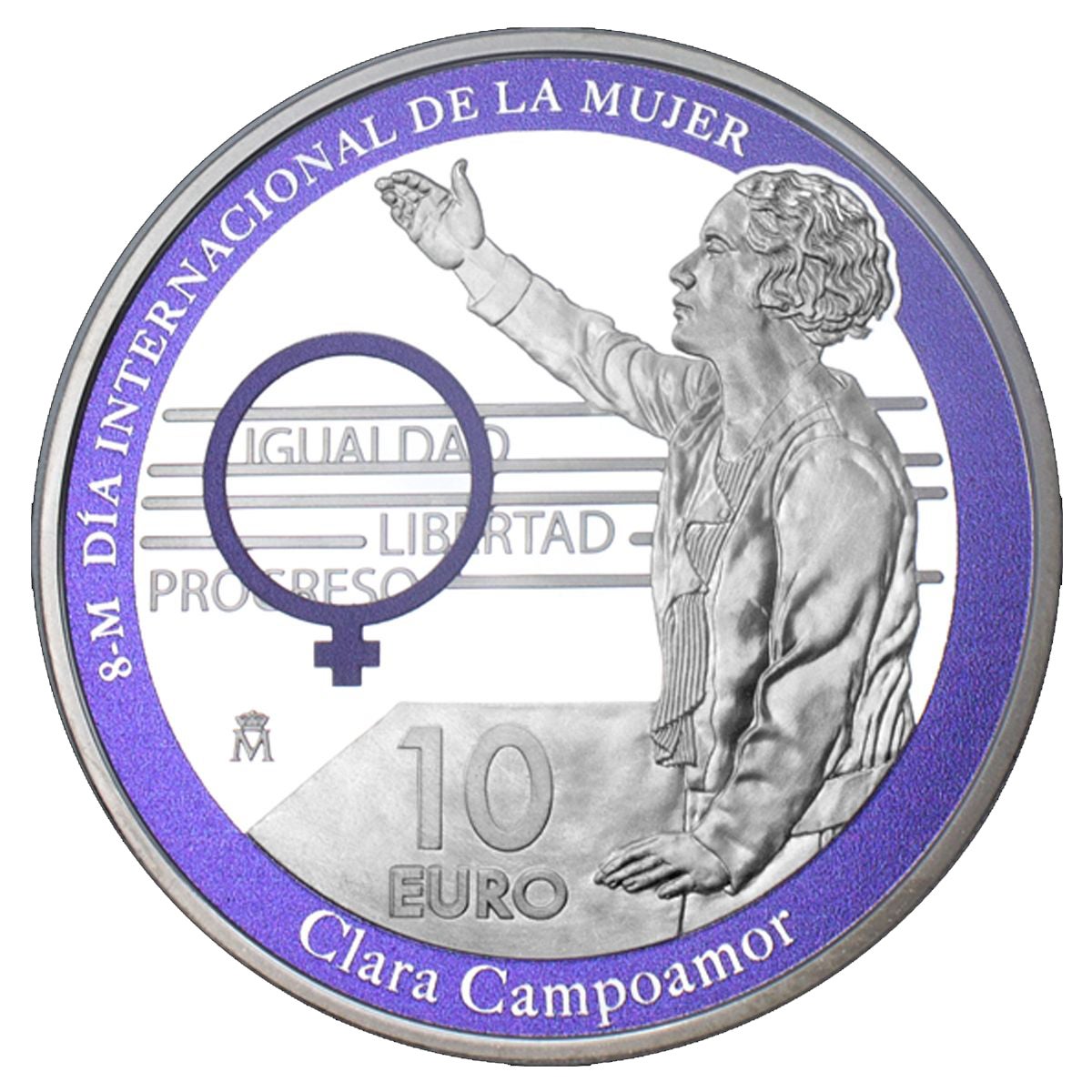 La nueva moneda que conmemora el 8-M y tiene un valor de 66 euros