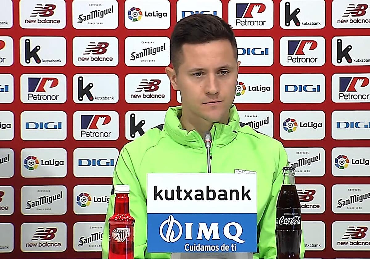 Herrera, durante una rueda de prensa.