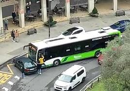 Agrede a un conductor de Bizkaibus en Santurtzi