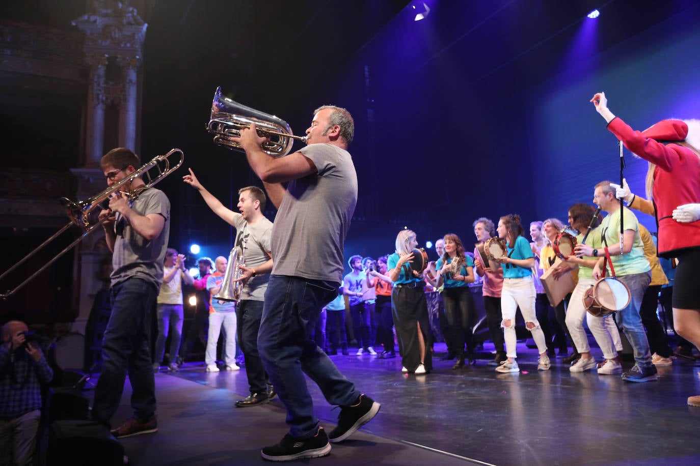 Homenaje a Kepa Junkera en el Teatro Arriaga