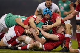 Partido entre Gales e Irlanda disputado el 4 de febrero en Cardiff.