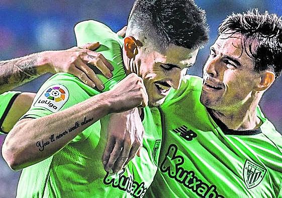 La ruleta de Valverde en el centro del campo