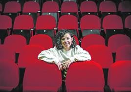 María Goiricelaya en el Teatro Alhambra de Granada, donde esta semana ha estrenado 'Nevenka' con la compañía Histrión.