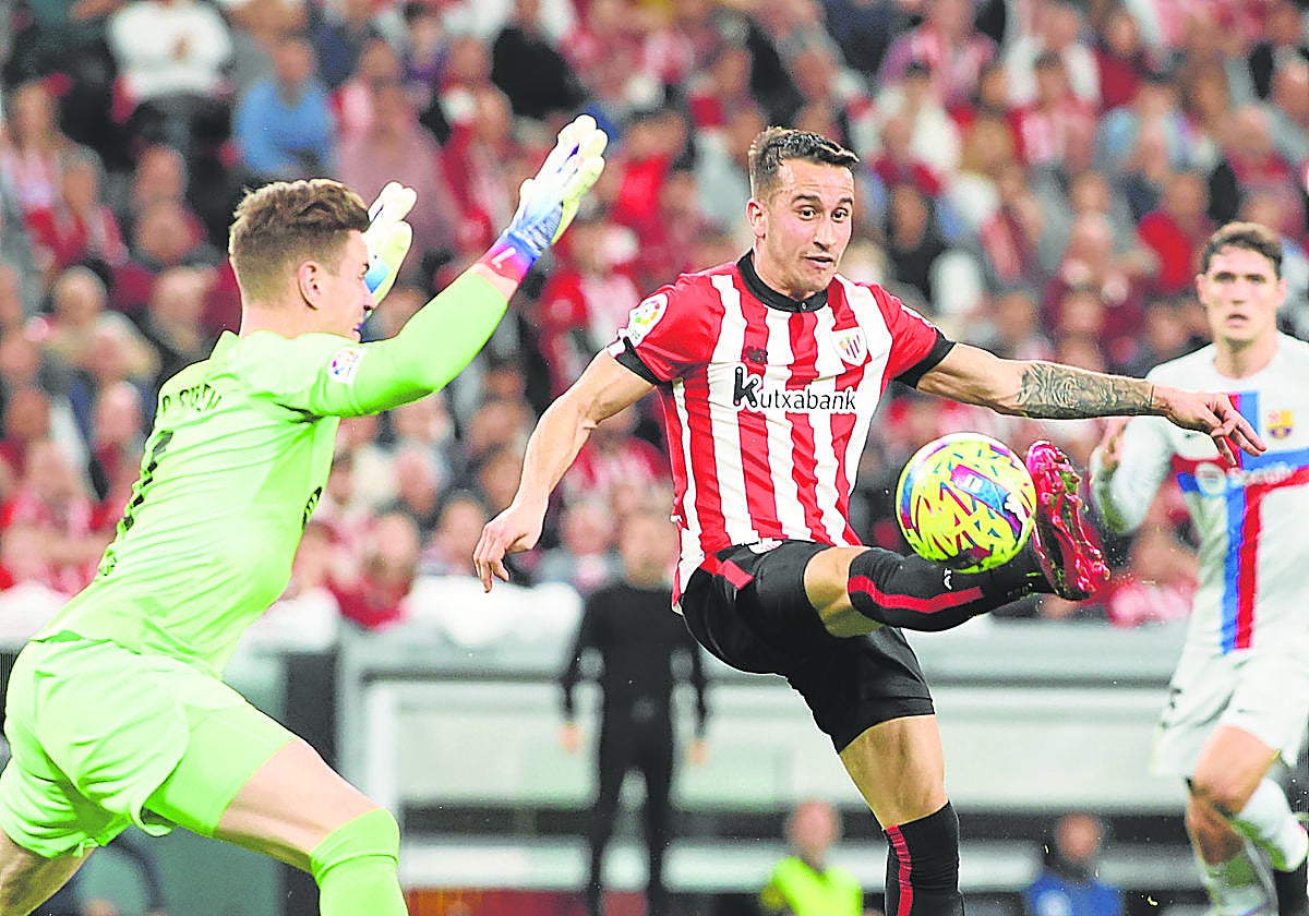 Ter Stegen, el VAR y los postes frustran a un heroico Athletic