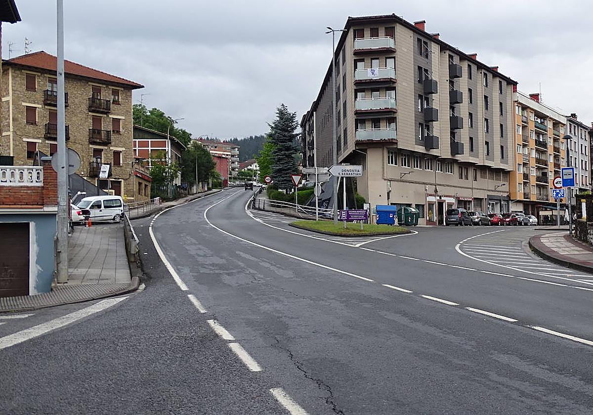 Las mejoras para calmar el tráfico en la N-634 en Zaldibar costarán un millón de euros más