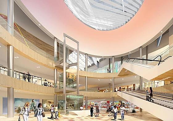 Así quedará el interior de El Boulevard tras las obras.