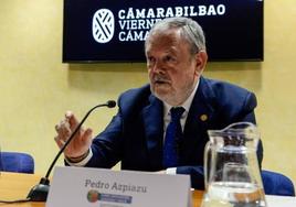 El consejero de Economía, Pedro Azpiazu.