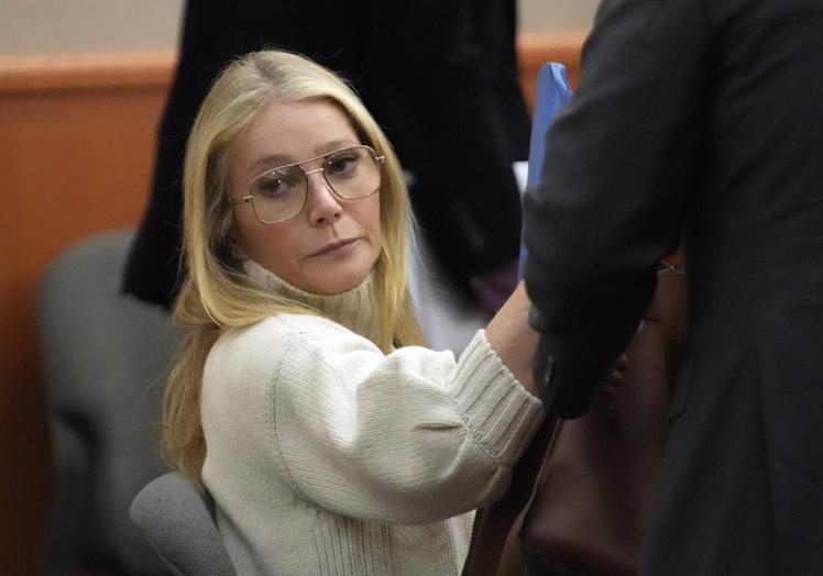 Gwyneth Paltrow, durante el juicio.