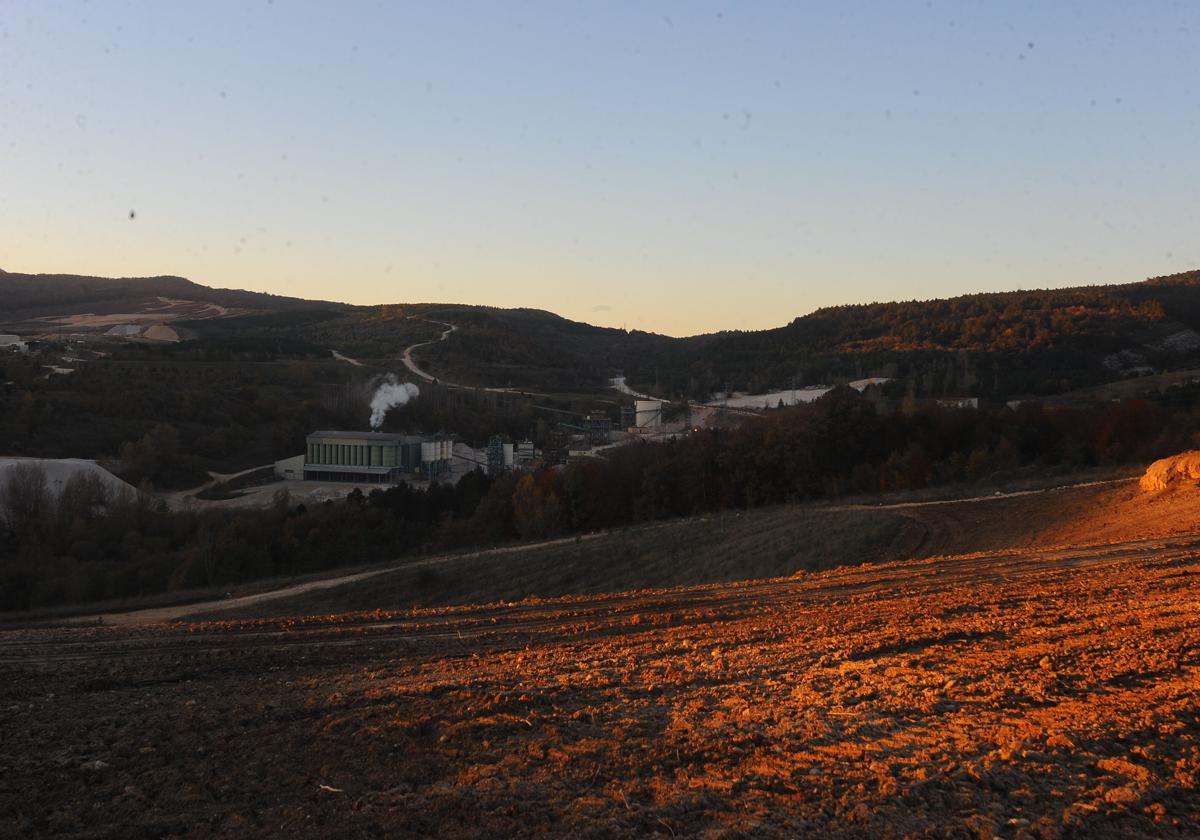 Vista del entorno de la cantera de Laminoria, donde se instalará el primer parque mixto de Euskadi