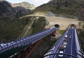 Vista del último tramo de La Supersur.