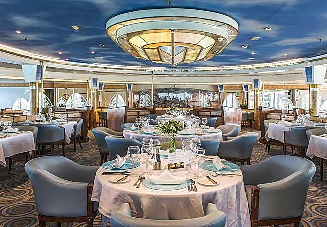 Uno de los restaurantes del 'MV Gemini'.