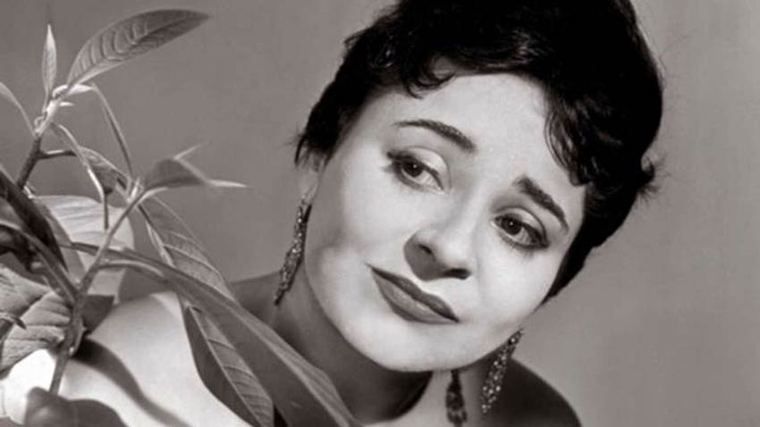 La soprano Victoria de los Ángeles.