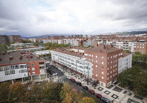 En el barrio vitoriano de Lakua hay numerosos bloques de viviendas protegidas.