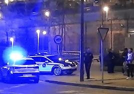 Imagen de la operación policial en Ibarrekolanda.