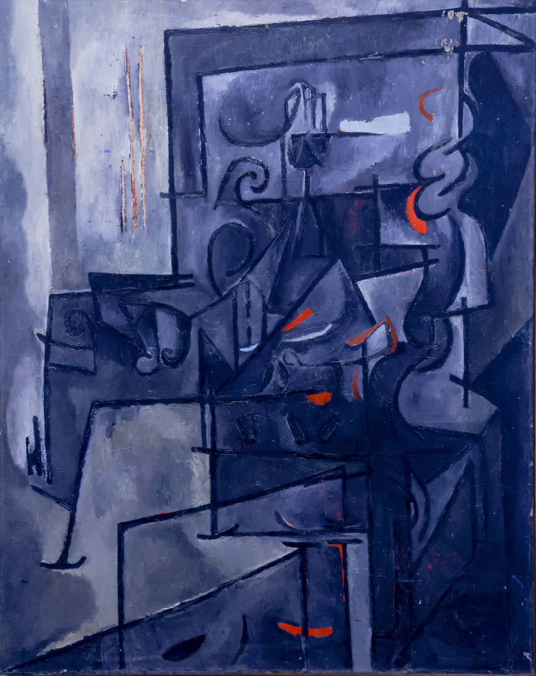 'Inquisidor' (1958), de Néstor Basterretxea. Obra perteneciente a la colección de la familia en Gordailua.