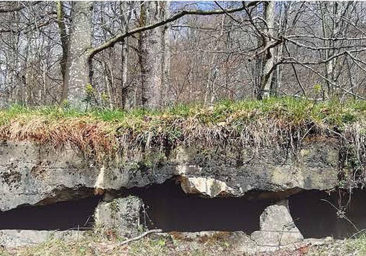 El fortín de la ruta Jasoren Baso es uno de los hitos del recorrido.