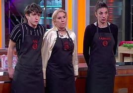 Larraitz descubre que está embarazada en 'Masterchef' y el shock le cuesta la expulsión