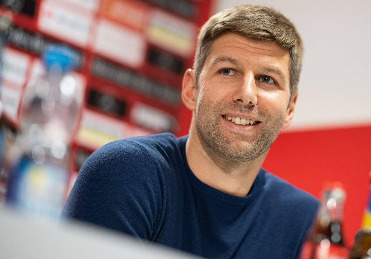 Thomas Hitzlsperger, en su presentación como director deportivo del Stuttgart en 2019.