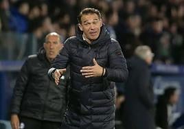 Luis García, en un partido de la segunda vuelta liguera.