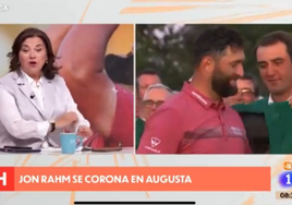 Lucia Méndez rectifica sus palabras sobre Jon Rahm tras un comunicado del Consejo de Informativos de TVE