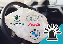 Alerta por airbags defectuosos en varios modelos de Audi, BMW y Skoda