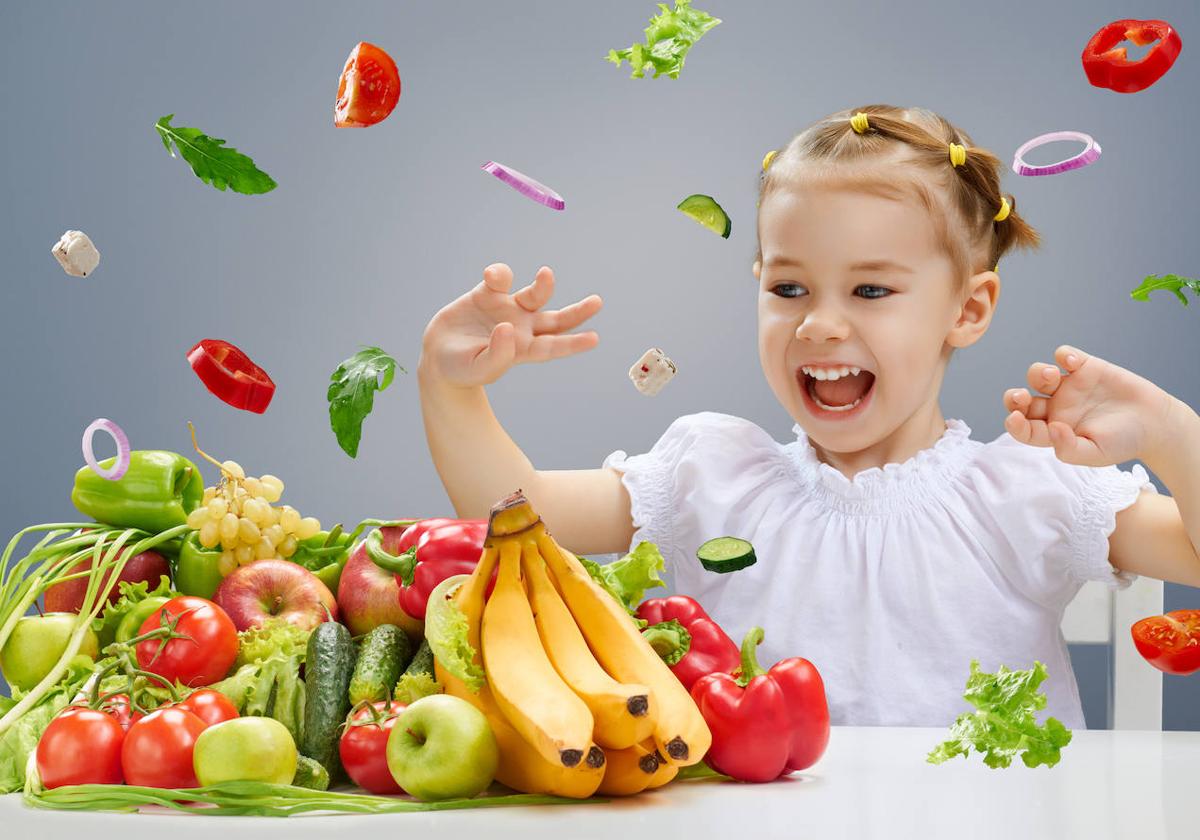 Cómo conseguir que los niños consuman más frutas y verduras