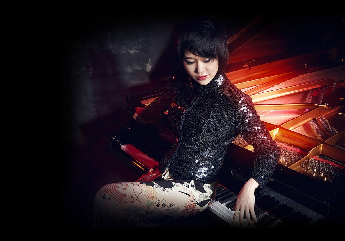 La pianista china Yuja Wang.