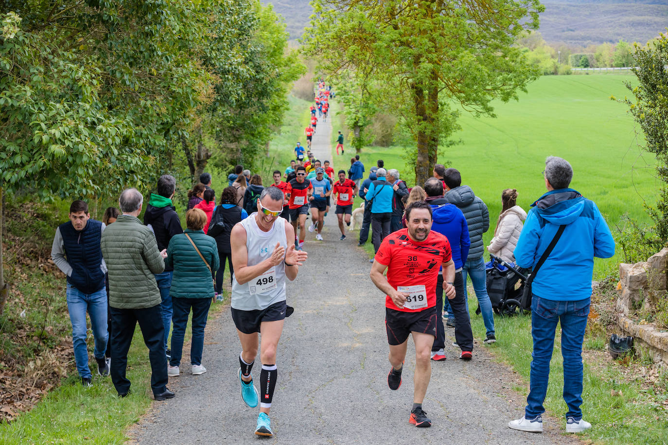 Medio millar de corredores se dan cita en la Vitoria-Estíbaliz