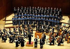 Una actuación de la Coral de Bilbao