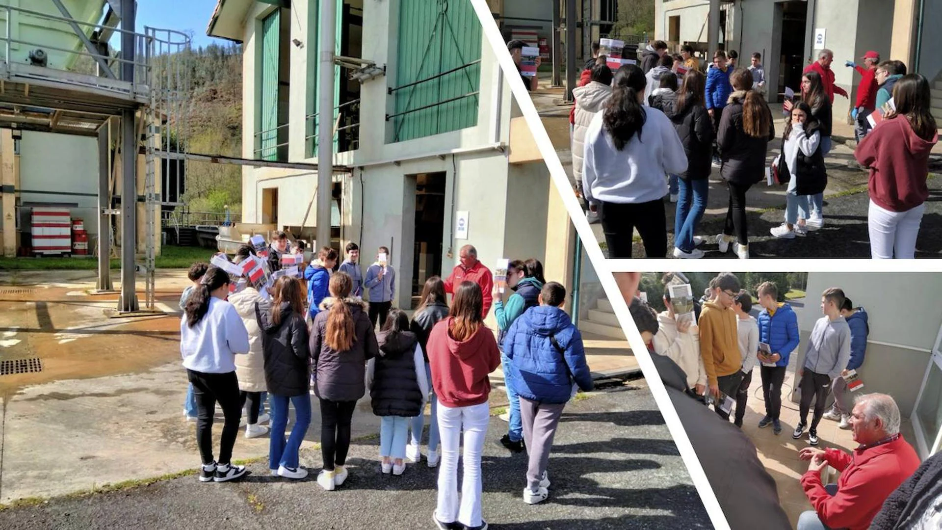 Escolares de Amorebieta visitan la Estación de Tratamiento de Aguas Potables y la Estación Depuradora de Aguas