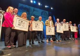 Galardonados con los premios Gernika por la Paz y la Reconciliación de este año.