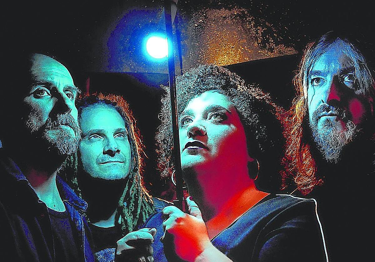 Componentes de Zea Mays, banda vasca que el año pasado sopló 25 velas.