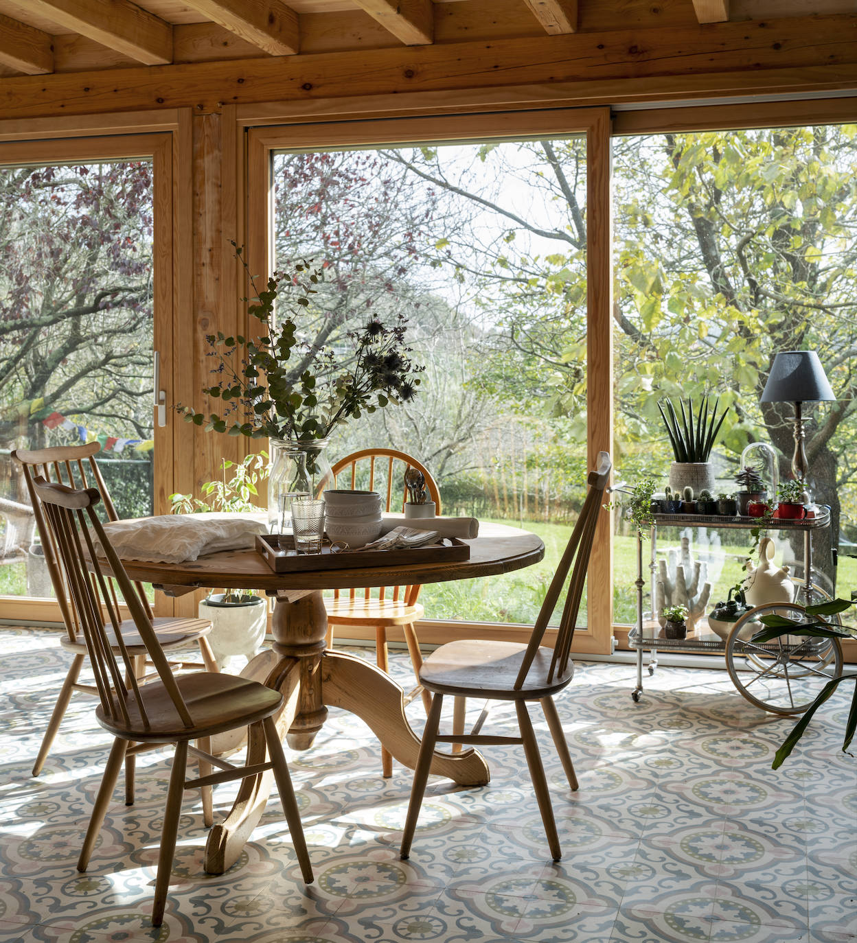 Parece la campiña inglesa, pero es la casa de ensueño de una familia en Barrika