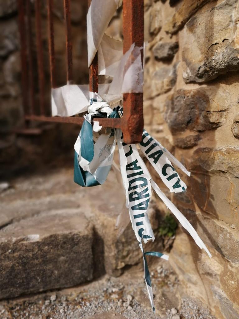 Así está el solar de la casa tras el incendio