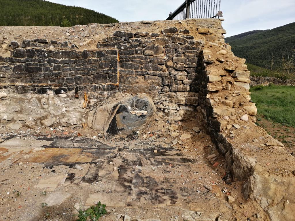 Así está el solar de la casa tras el incendio