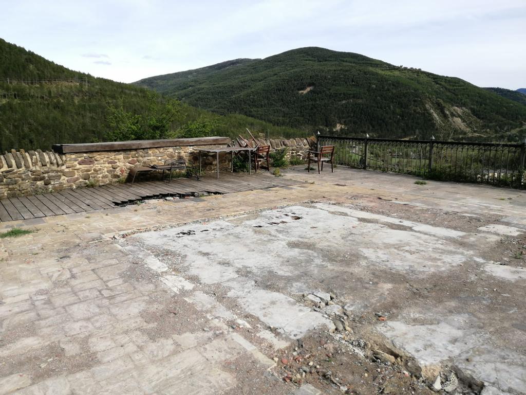 Así está el solar de la casa tras el incendio