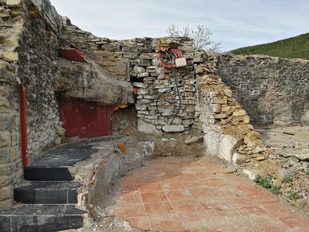 Así está el solar de la casa tras el incendio