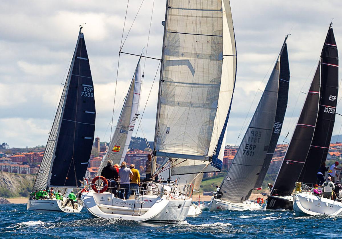 Un grupo de participantes en la cita del Marírimo.