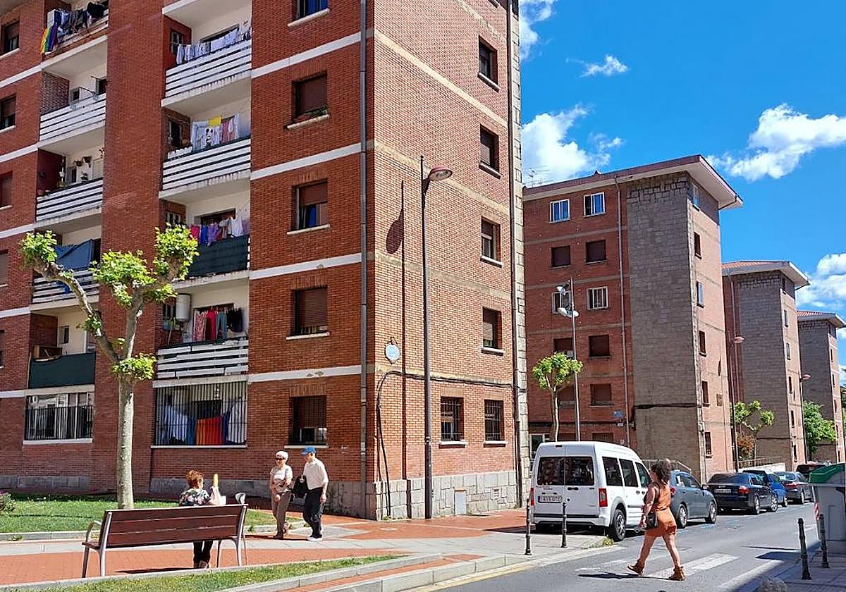 Zona próxima al hospital de Cruces y al colegio Juan Ramón Jiménez en la que se instalarán varias cámaras de seguridad en los próximos días.