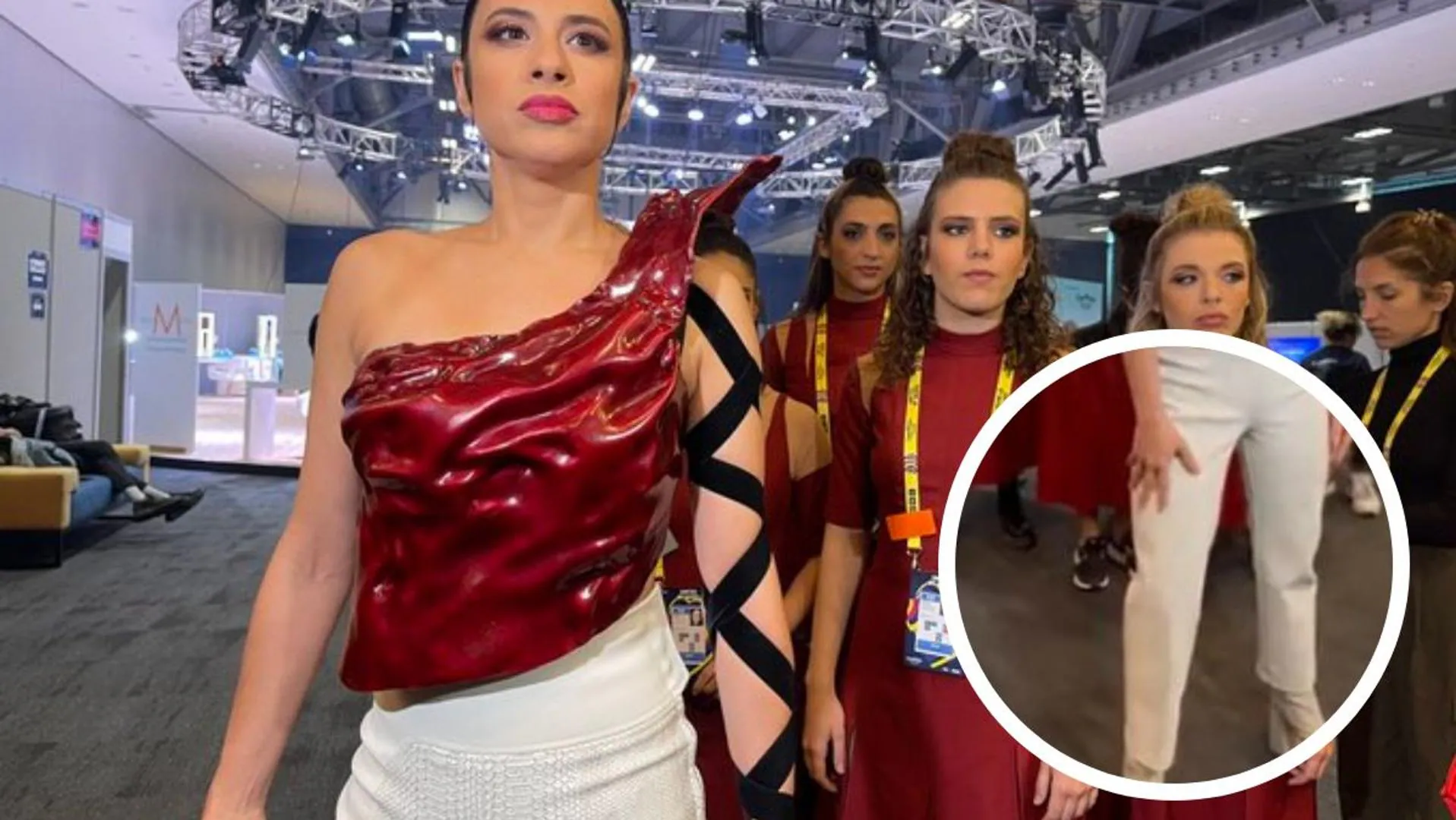 Contra la voluntad Corrección Alargar Eurovisión 2023: ¿Por qué las las bailarinas de Blanca Paloma salieron con  deportivas al ensayo? | El Correo