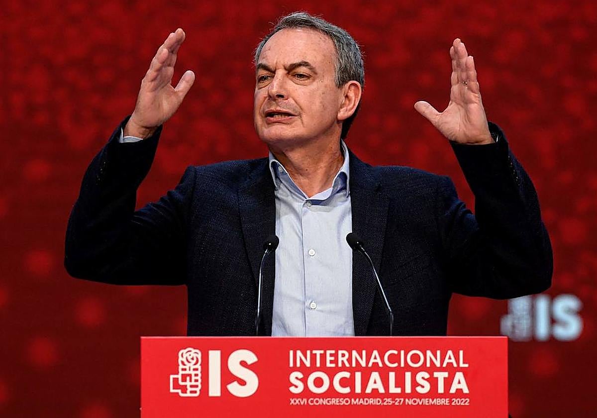 El expresidente del Gobierno José Luis Rodríguez Zapatero, en un acto previo.