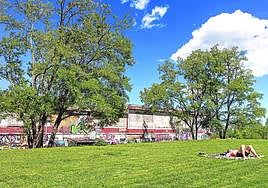 El parque del Encuentro, en el alto de Artxanda, ocupará una superficie de casi ocho hectáreas.